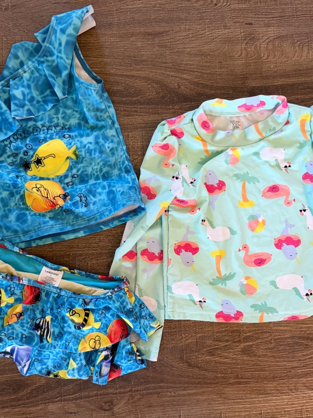 5T Tanking swim suit and swim top bundle